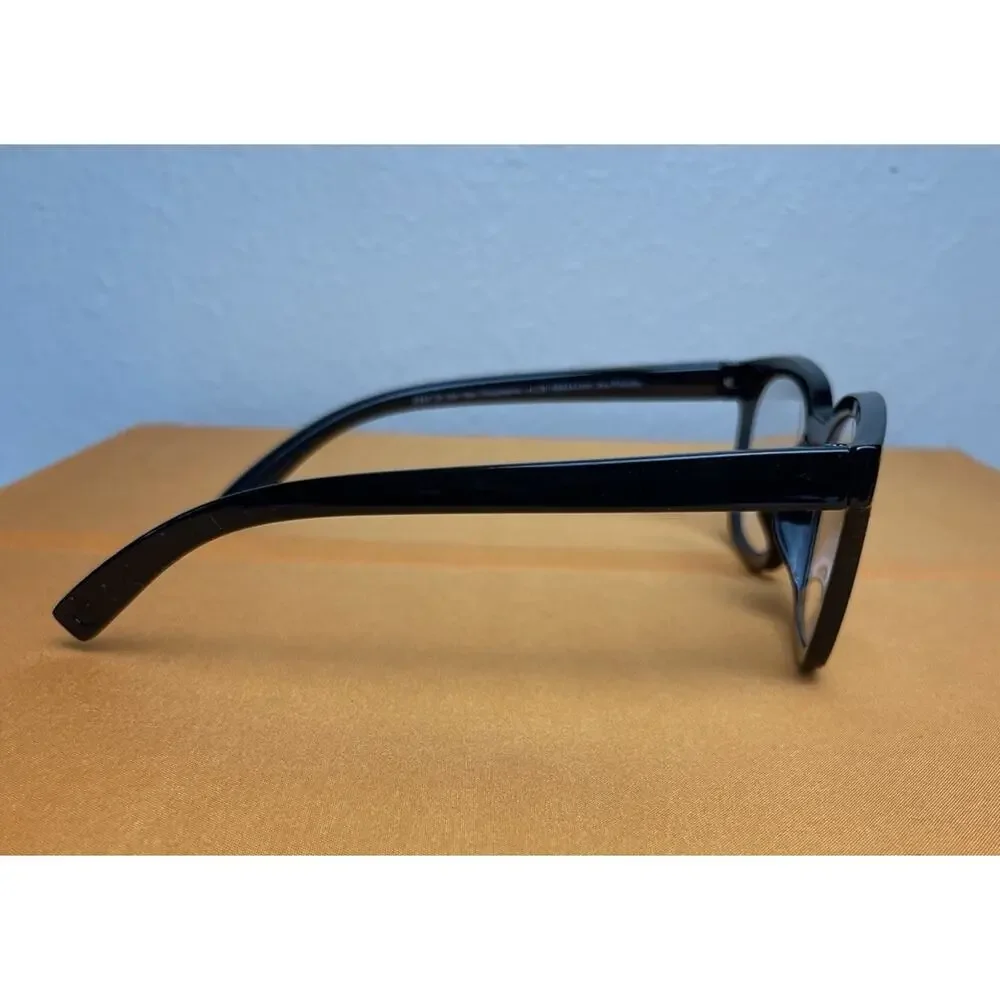 Peepers To The Max Blue Light Readers +2.50 Black – Minimalist, Indie, Y2K - Picture 4 of 6